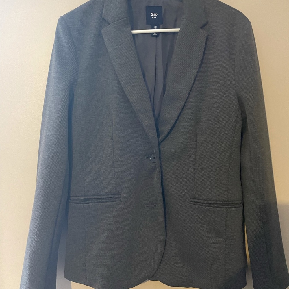 Gap Dark Gray Blazer Size 10